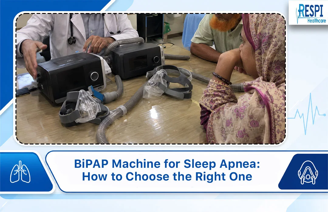 BiPAP machine for sleep apnea